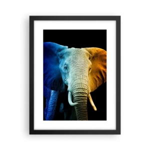 Poster în ramă neagră - Excentric, nu ciudat - 30x40 cm