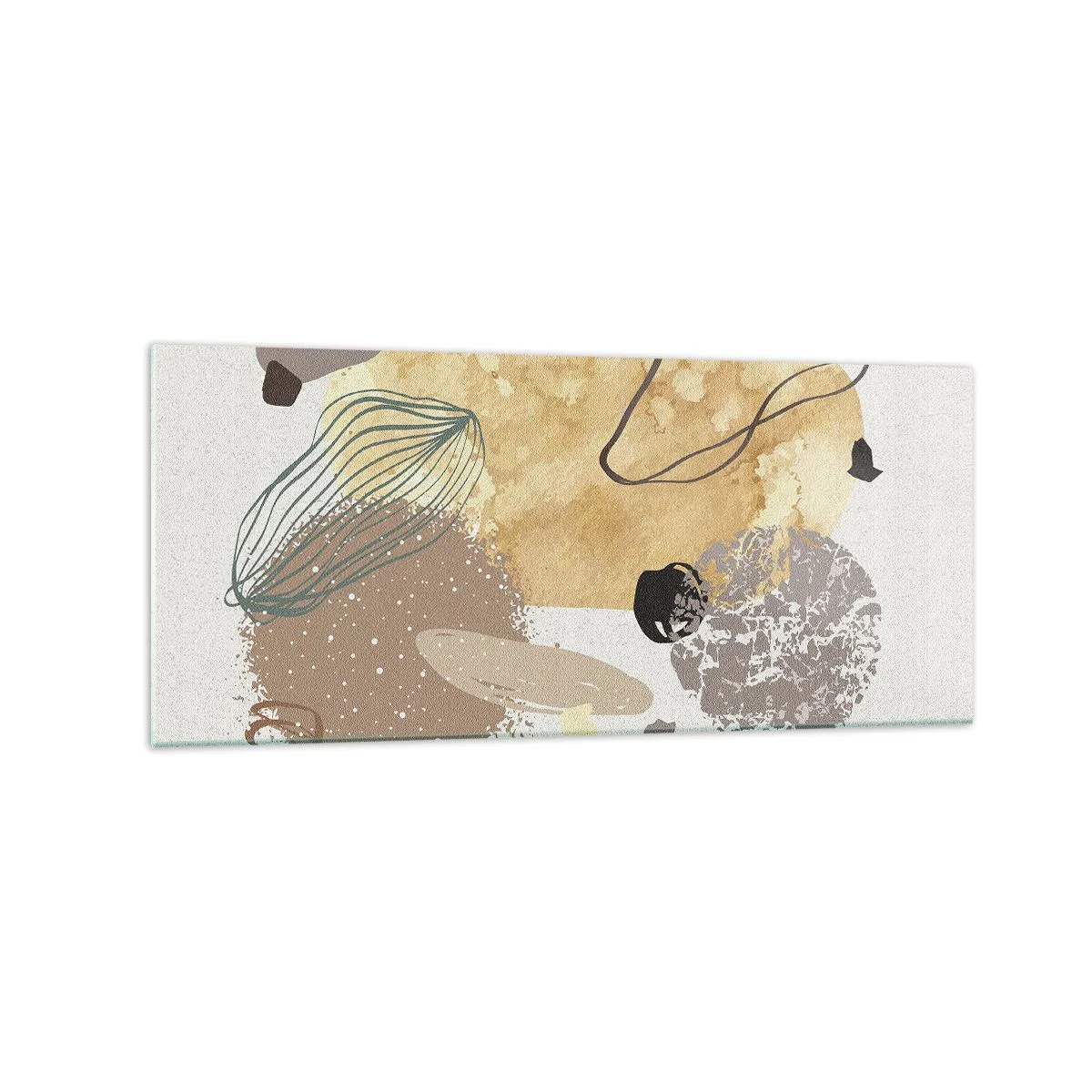 Tablou pe sticlă - Fluiditatea aplicată - 120x50 cm