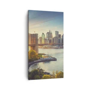 Tablou pe pânză - Zorii metropolitani - 45x80 cm