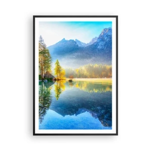 Poster în ramă neagră - Maiestate și dulceață - 70x100 cm