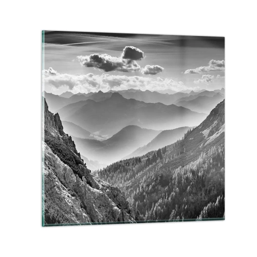 Tablou pe sticlă - Dincolo de orizont - 30x30 cm