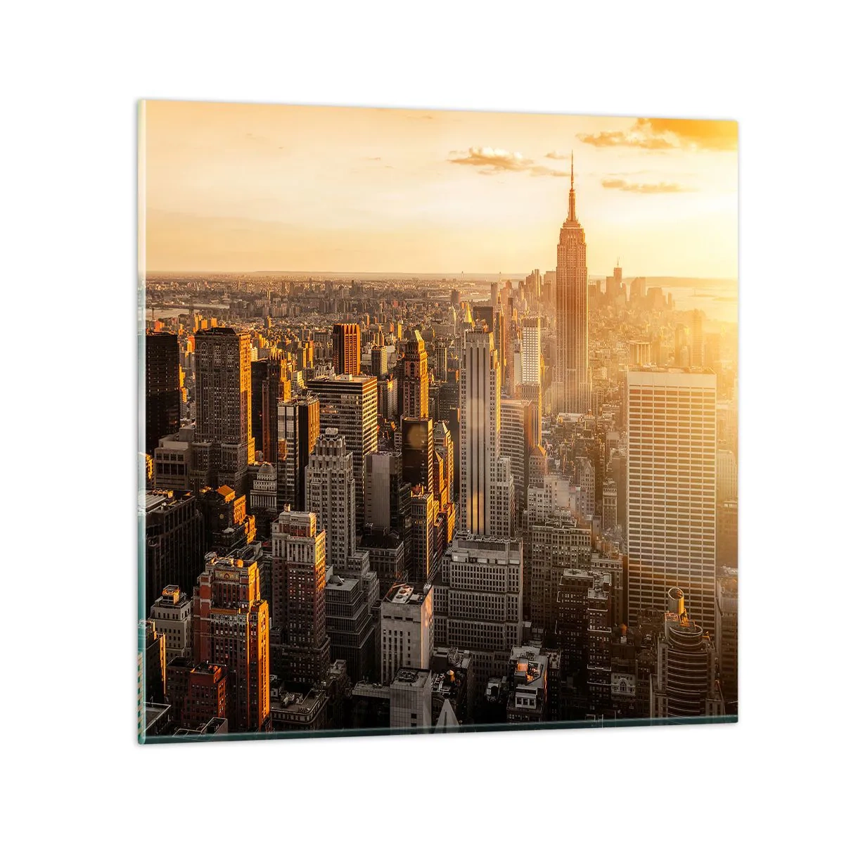 Tablou pe sticlă - Crescând la soare - 40x40 cm