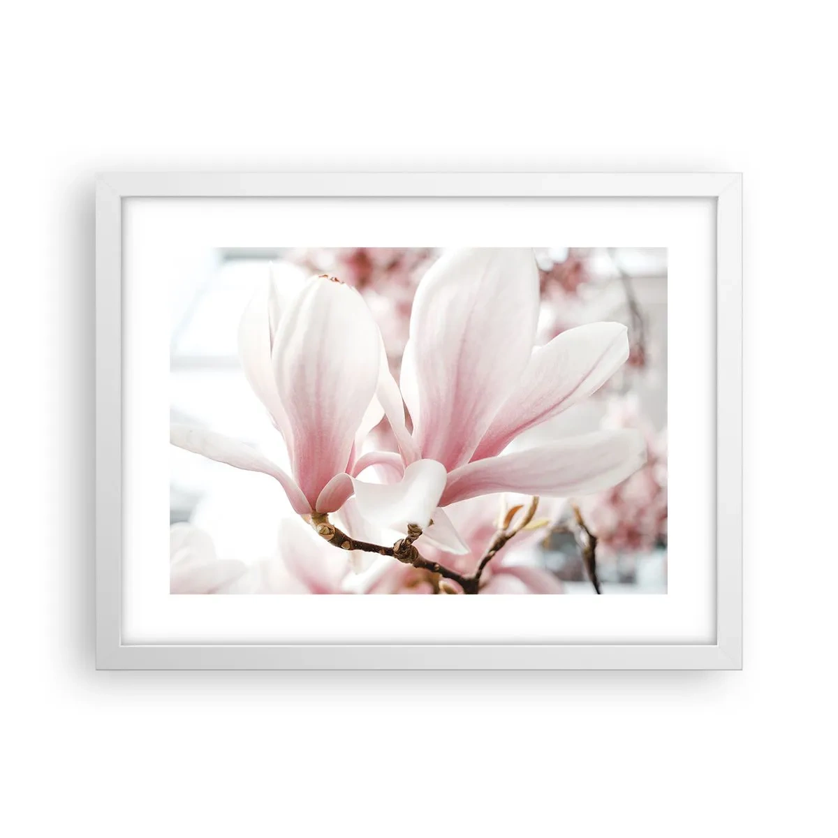 Poster în ramă albă - Imensitatea sensibilității - 40x30 cm