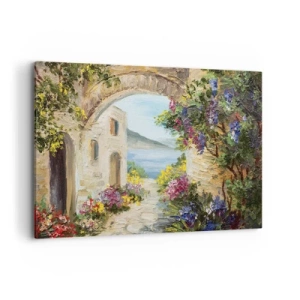 Tablou pe pânză - Farmecul peisajului de coastă - 120x80 cm