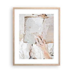 Poster în ramă de stejar deschis - Într-o altă lume - 40x50 cm
