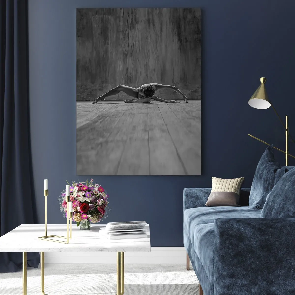 Tablou pe sticlă - Simetria găsită - 50x70 cm