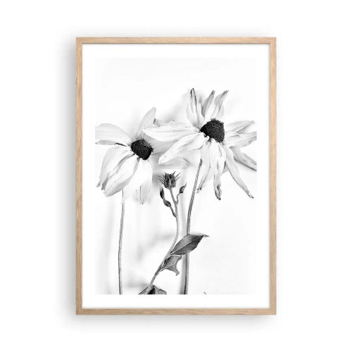 Poster în ramă de stejar deschis - Nimeni nu vrea să fie singur - 50x70 cm