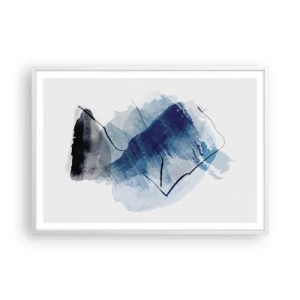 Poster în ramă albă - Iceberg - 100x70 cm