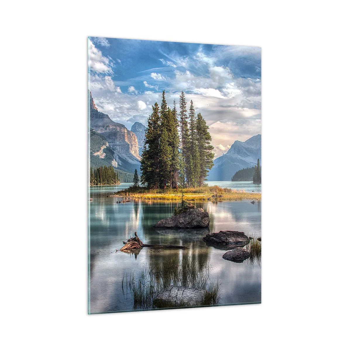 Tablou pe sticlă - La o apă mare și limpede… - 50x70 cm