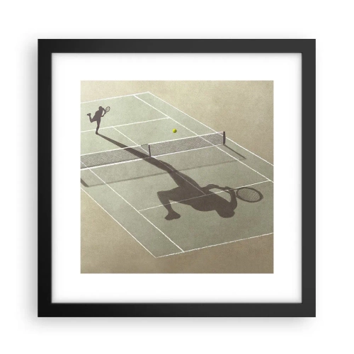 Poster în ramă neagră - Învinge-te pe tine însuți - 30x30 cm