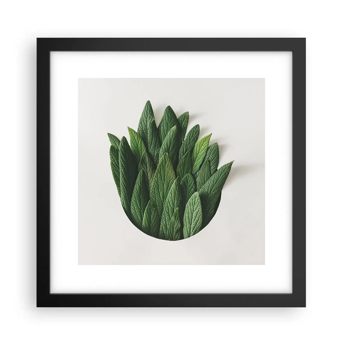 Poster în ramă neagră - Curiozitatea nestăvilită - 30x30 cm
