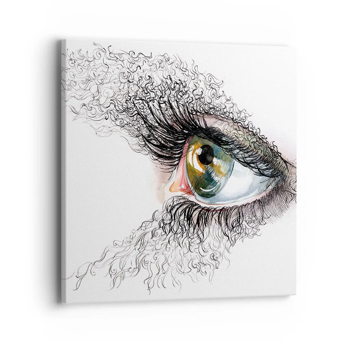 Tablou pe pânză - Privește direct în suflet - 40x40 cm