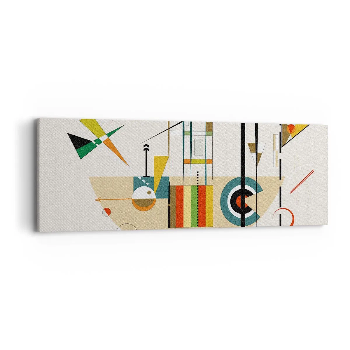 Tablou pe pânză - Și lumea râde - 90x30 cm