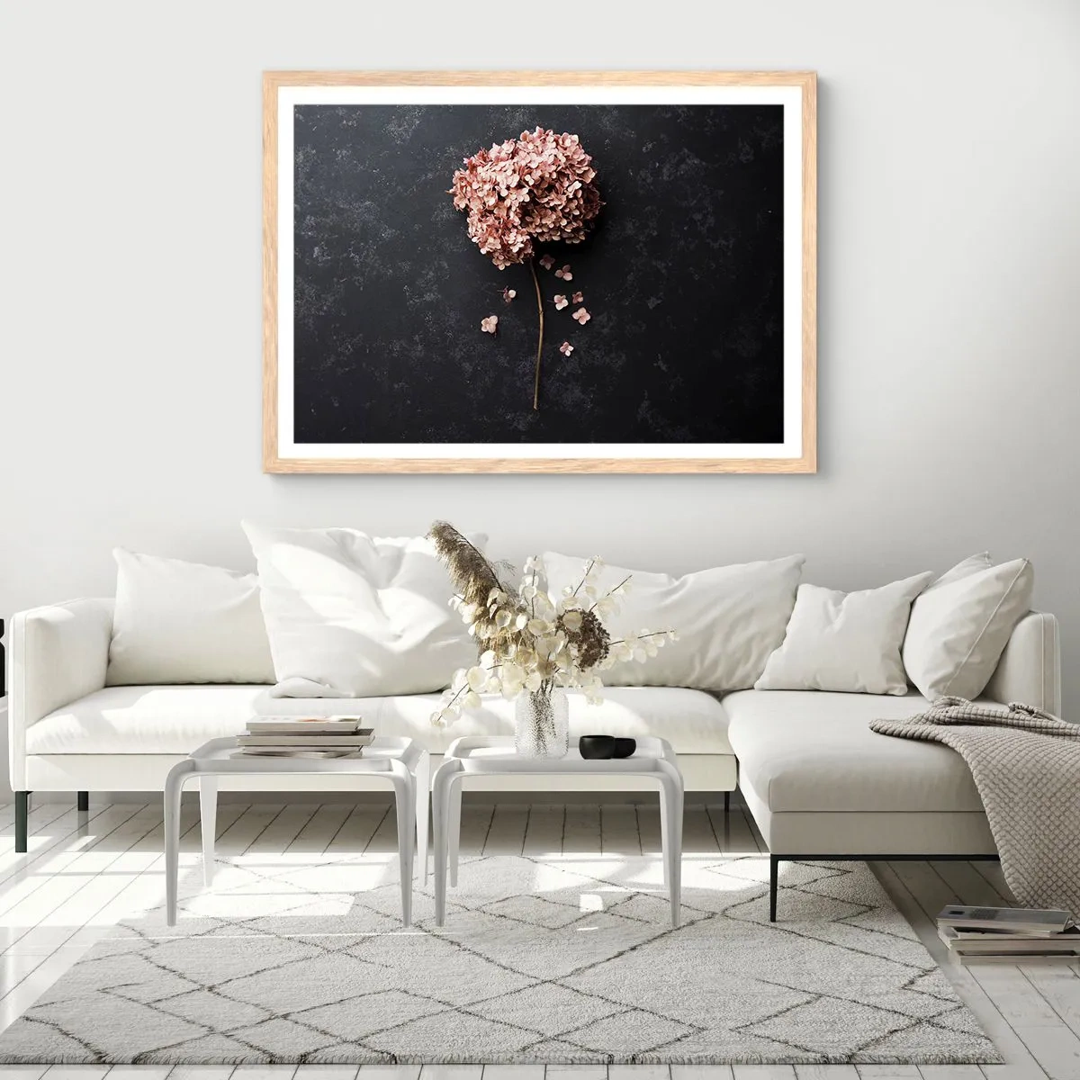 Poster în ramă de stejar deschis - Un semn cu adevărat romantic - 40x30 cm