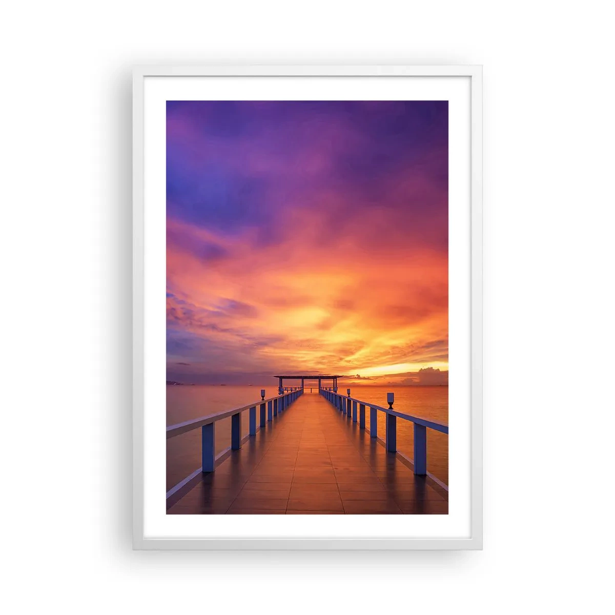 Poster în ramă albă - Fără sfârșit - 50x70 cm