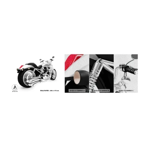 Mostră tapet Premium Sand - Visul unui colecționar - Automobile, Motocicletă, Chopper - 100x30 cm