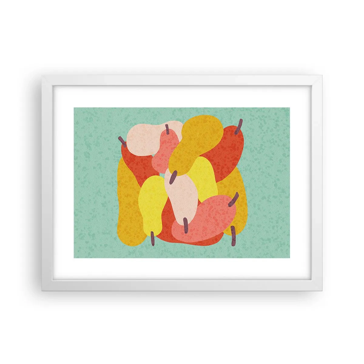 Poster în ramă albă - Gustă soarele de vară - 40x30 cm