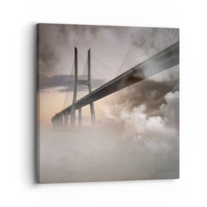 Tablou pe pânză - Lângă un râu care nu există - 30x30 cm