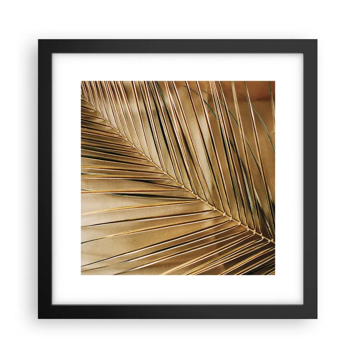 Poster în ramă neagră - Colonadă naturală - 30x30 cm