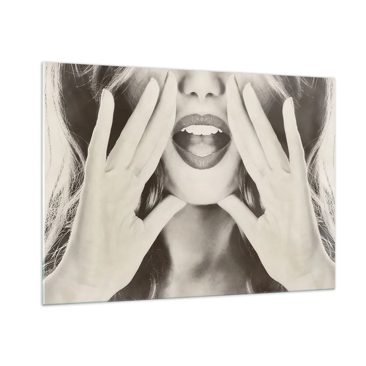 Tablou pe sticlă - Vin imediat! - 100x70 cm