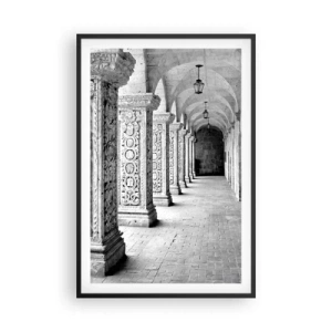 Poster în ramă neagră - Și încotro…? - 61x91 cm