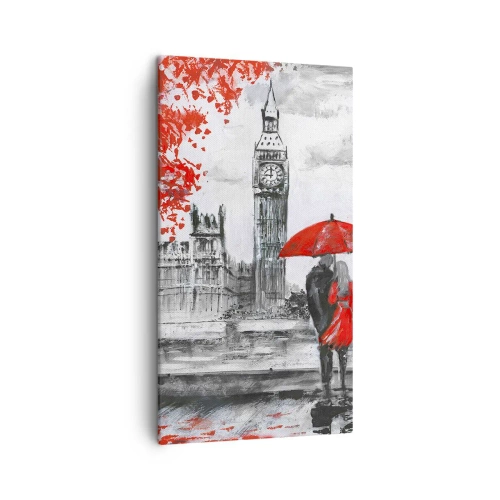 Tablou pe pânză - Îndrăgostit de Londra - 45x80 cm