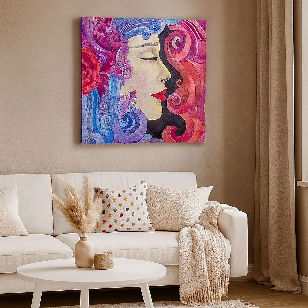 Tablou pe pânză - Secesiunea mai trăiește - 30x30 cm