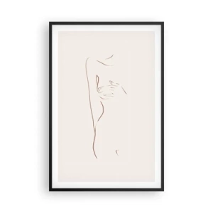 Poster în ramă neagră - Forma dorinței - 61x91 cm