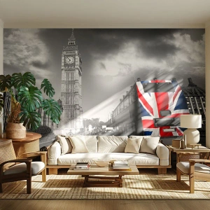 Tapet Premium Canvas - Mândru și mare - Oraș, Londra, Autobuzul Londrei - 400x280 cm