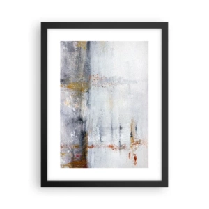 Poster în ramă neagră - În spatele cortinei de aer - 30x40 cm