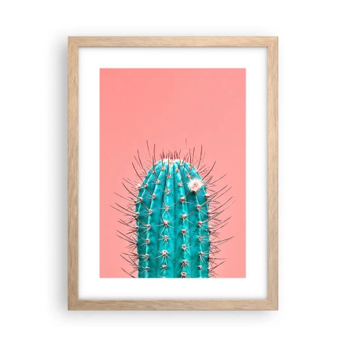 Poster în ramă de stejar deschis - Doar privește - 30x40 cm