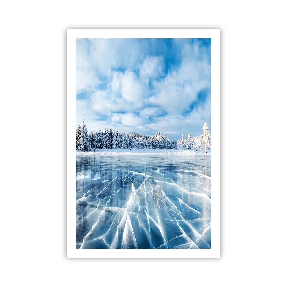 Poster - O priveliște orbitoare și cristalină - 61x91 cm