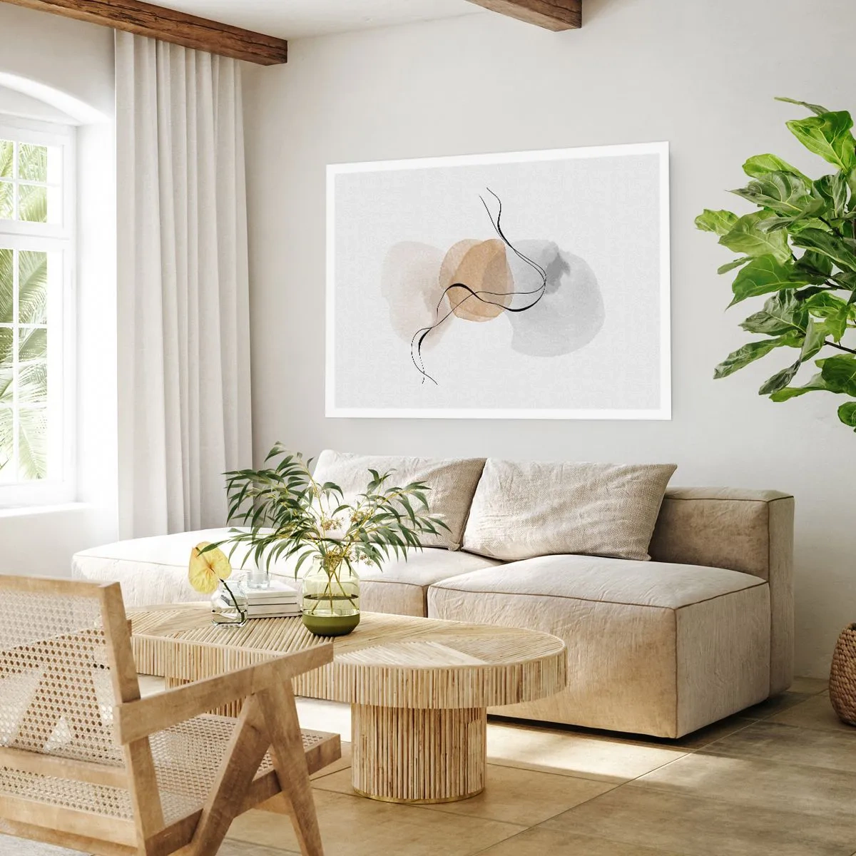Poster - Mărgele de aer - 100x70 cm