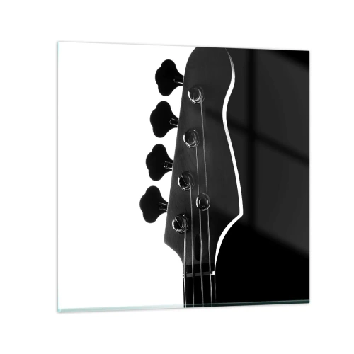 Tablou pe sticlă - Tăcere de rock - 30x30 cm