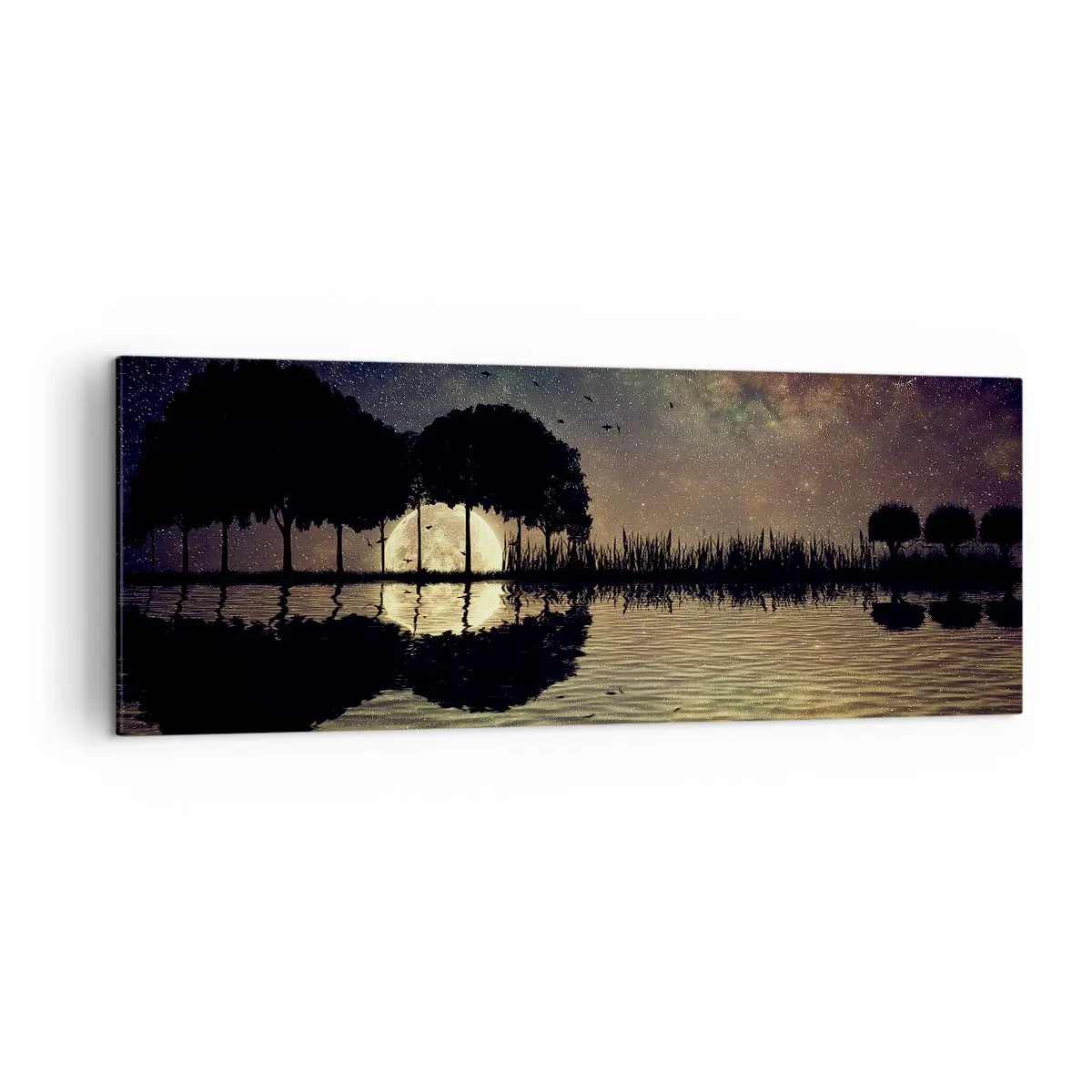 Tablou pe pânză - O noapte la capătul lumii - 140x50 cm