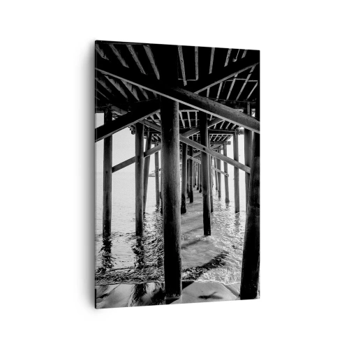 Tablou pe pânză - Loc de ascuns pe plajă - 70x100 cm