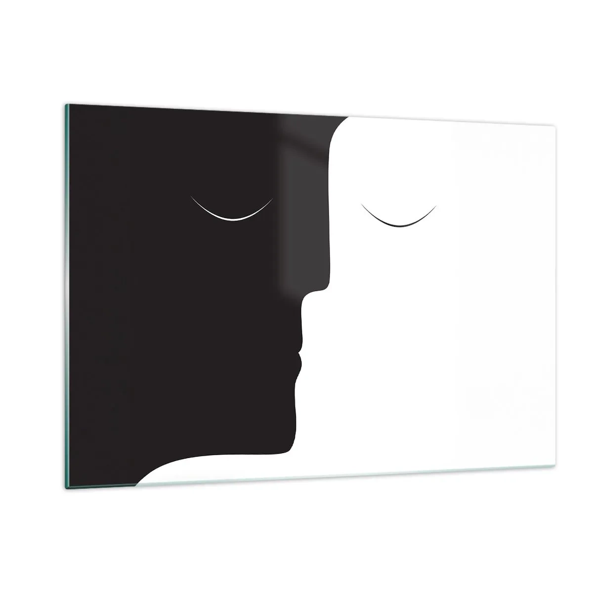 Tablou pe sticlă - Unitatea contrariilor - 120x80 cm