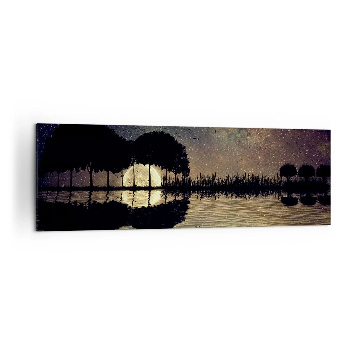 Tablou pe pânză - O noapte la capătul lumii - 160x50 cm