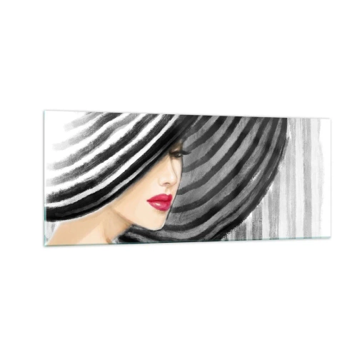 Tablou pe sticlă - Unde te pot găsi? - 100x40 cm