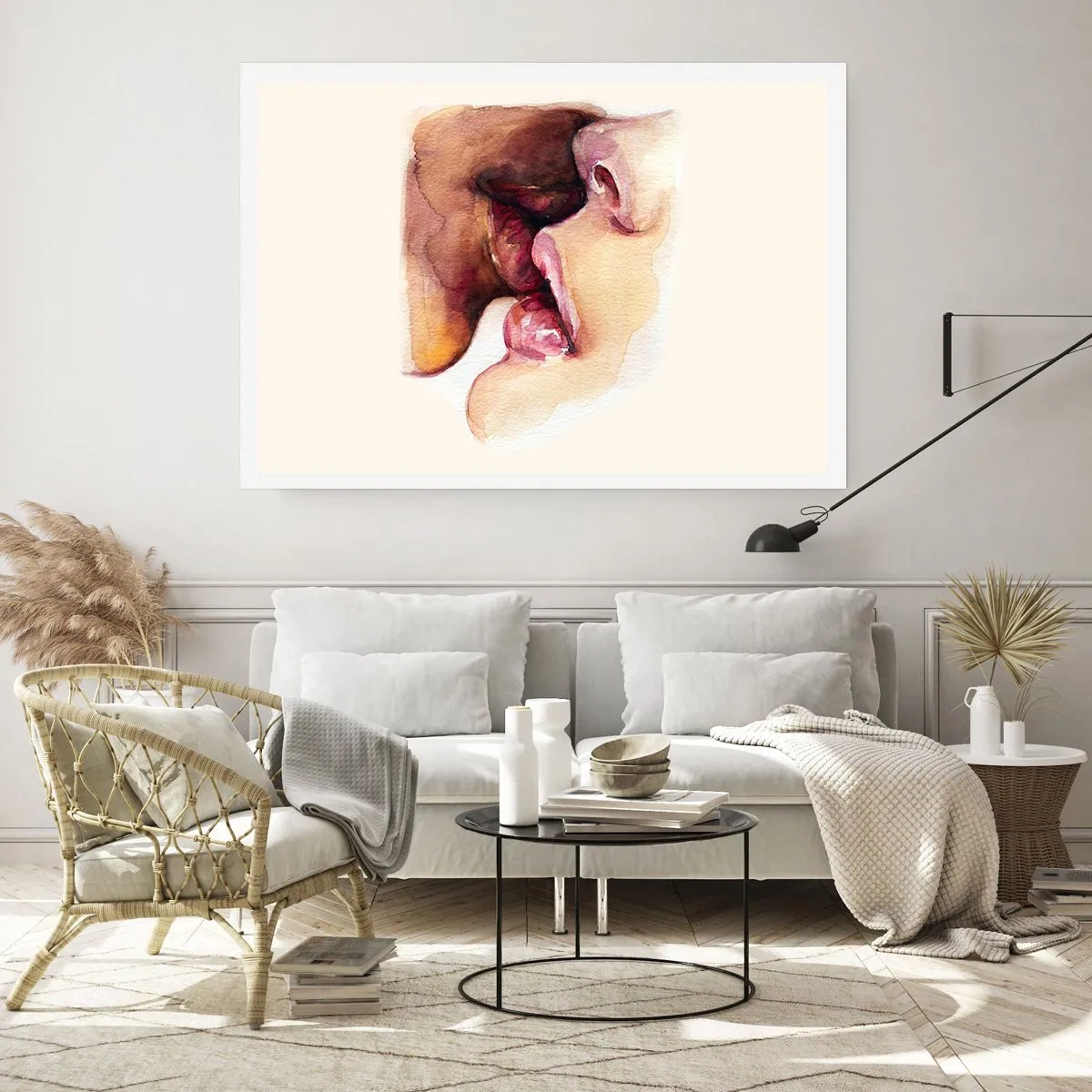 Poster - Ca ziua și noaptea, ca cerul și pământul - 70x50 cm