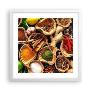 Poster în ramă albă - Ia ce vrei - 40x40 cm