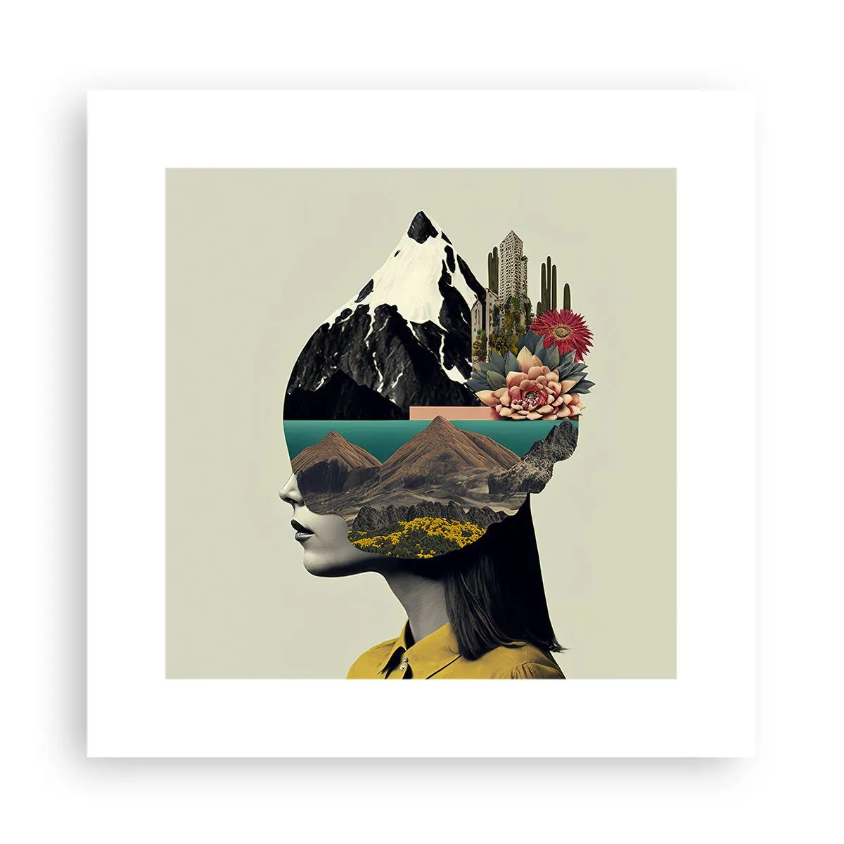 Poster - Femeia - întotdeauna un mister - 30x30 cm