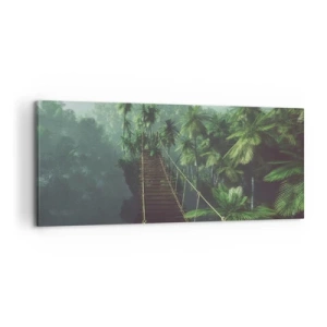 Tablou pe pânză - Deasupra cazanului verde - 120x50 cm
