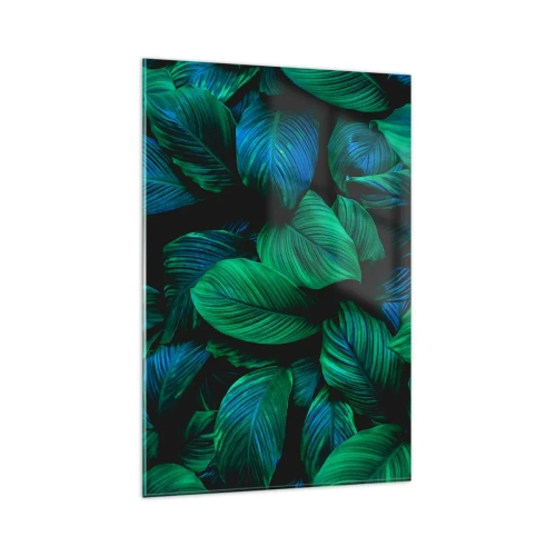 Tablou pe sticlă - Traficul verde - 80x120 cm