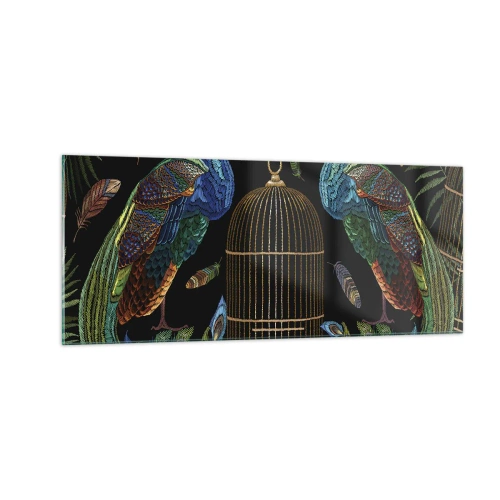 Tablou pe sticlă - În veșmânt regal - 100x40 cm