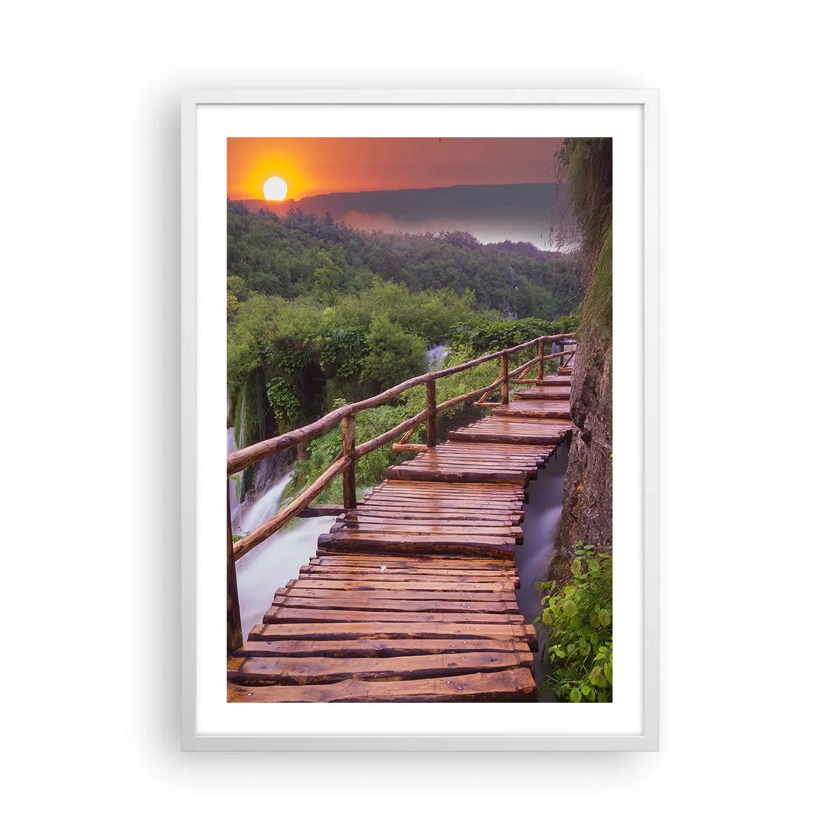 Poster în ramă albă - Frumusețe de necrezut - 50x70 cm