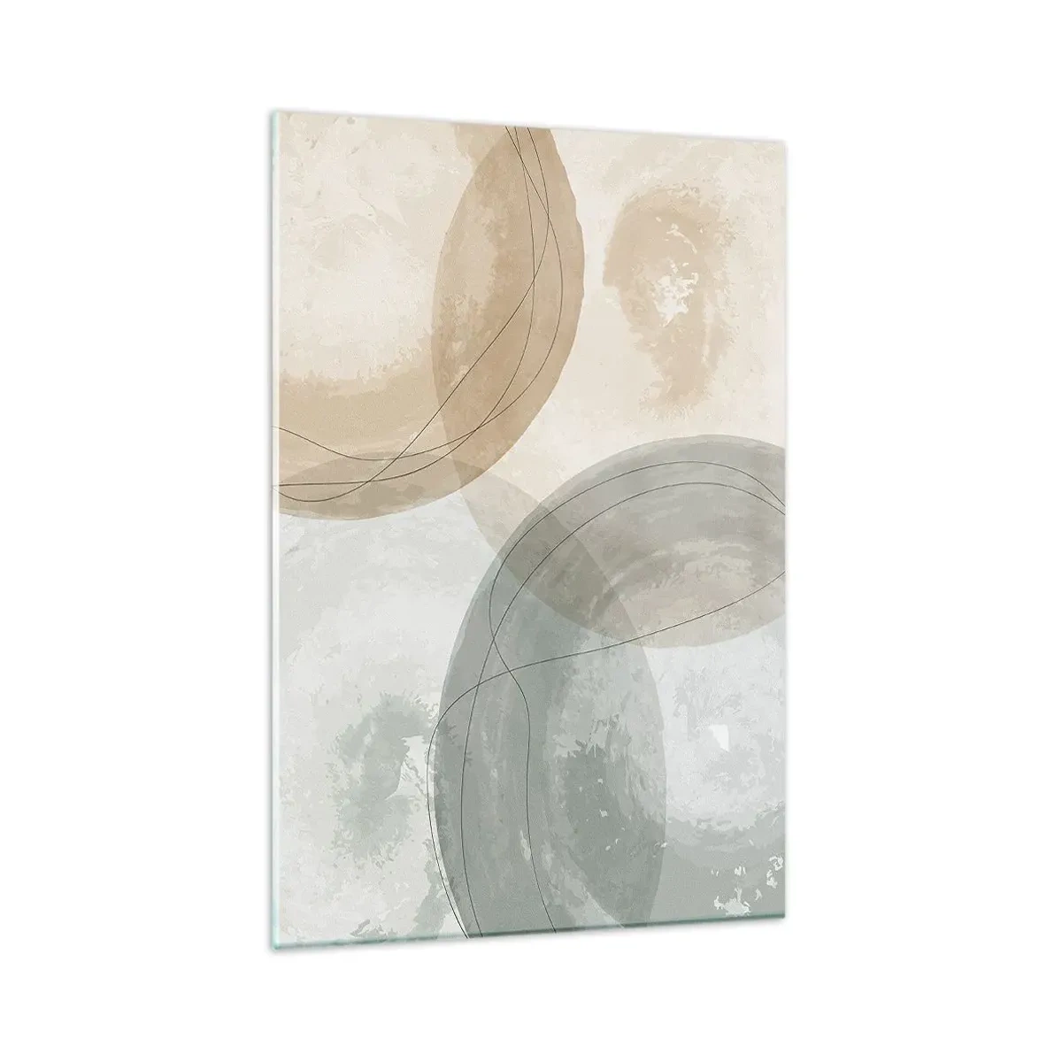 Tablou pe sticlă - Întrepătrunderea lumilor - 80x120 cm