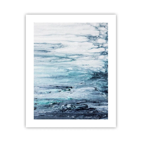 Poster - Țurțuri de albastru - 40x50 cm