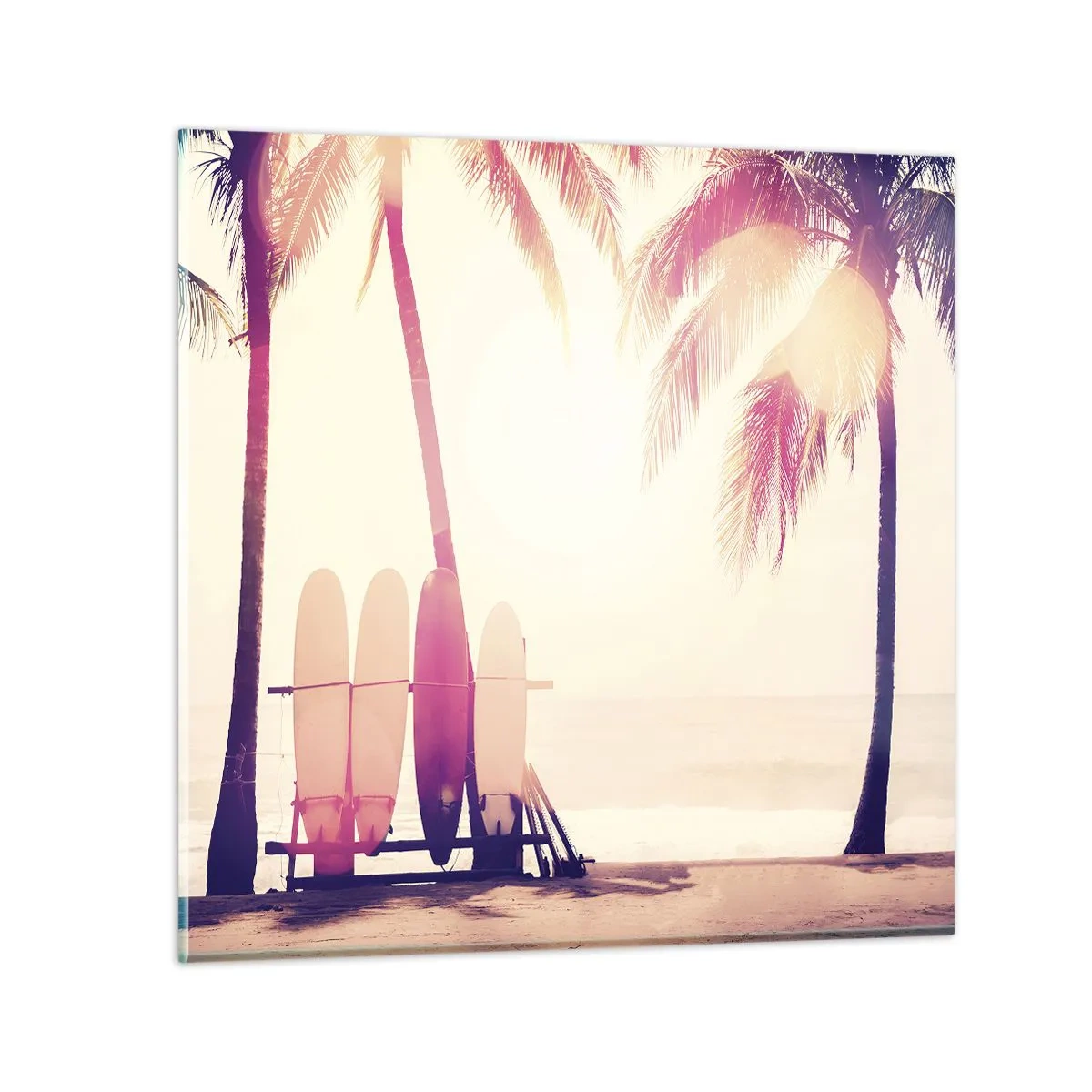 Tablou pe sticlă - Va fi o zi minunată - 30x30 cm