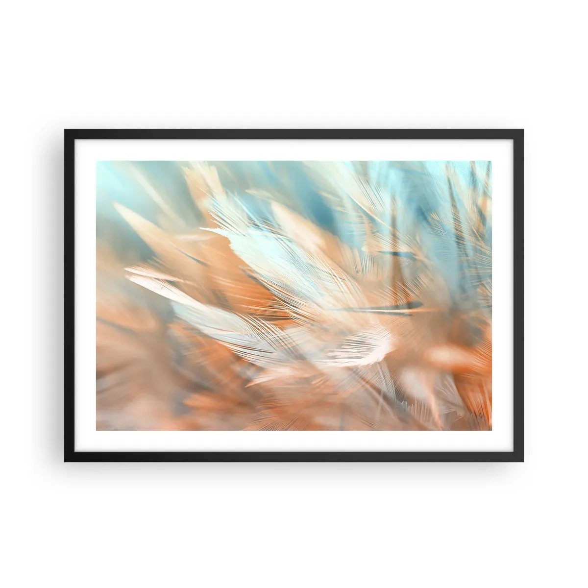 Poster în ramă neagră - În țara blândeții - 70x50 cm